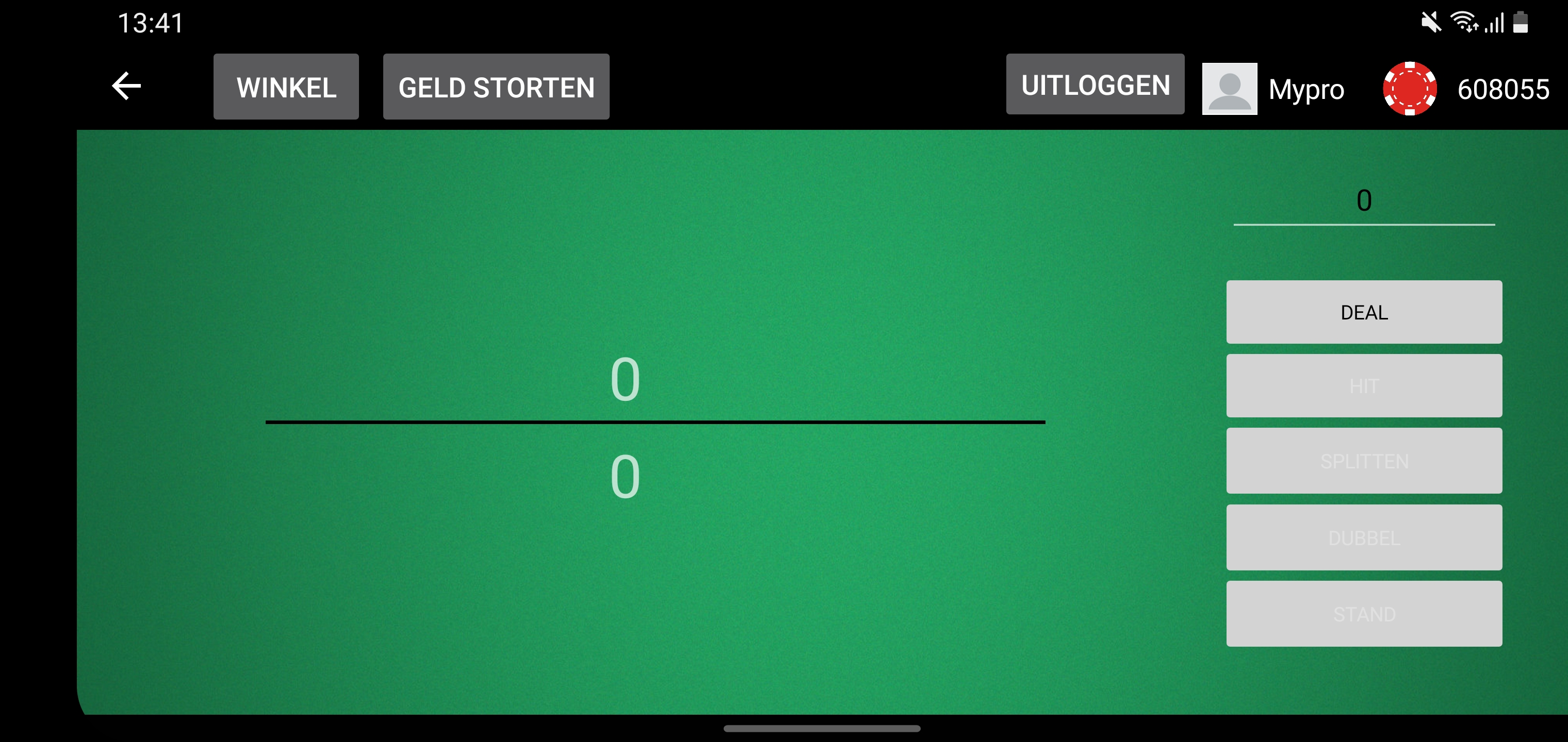 StonksCasino blackjack game